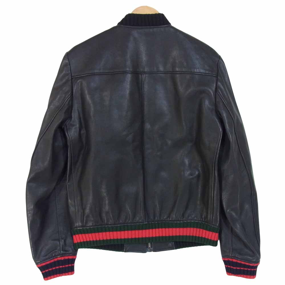 GUCCI グッチ 19SS 454035 XG316 国内正規品 Black Panther Leather 
