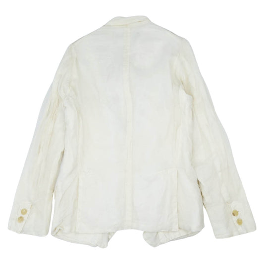 Paul Harnden ポールハーデン Men's Blazer Jacket シルク100% ブレザー ジャケット オフホワイト系 S【中古】