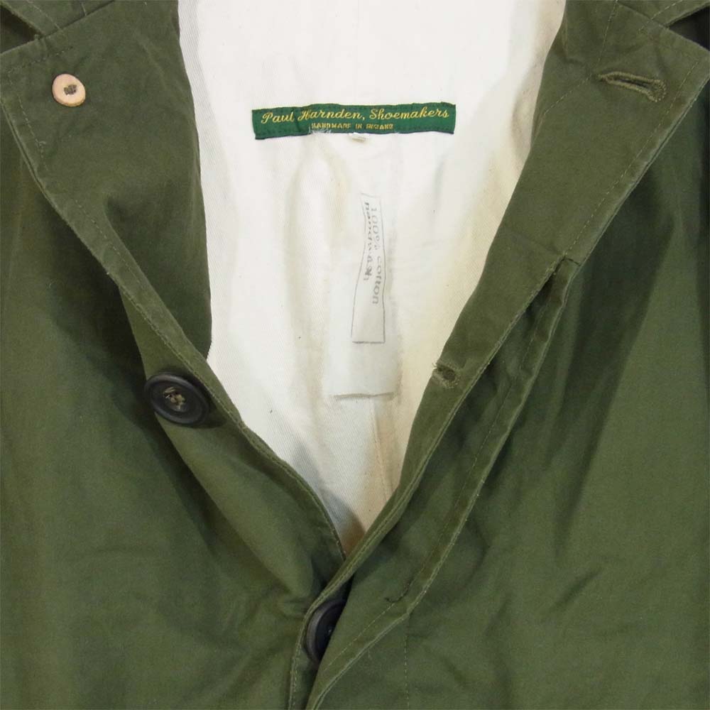 Paul Harnden ポールハーデン 国内正規 ドーバーストリートマーケット代理店表記 Mac Coat マックコート グリーン系 S【中古】