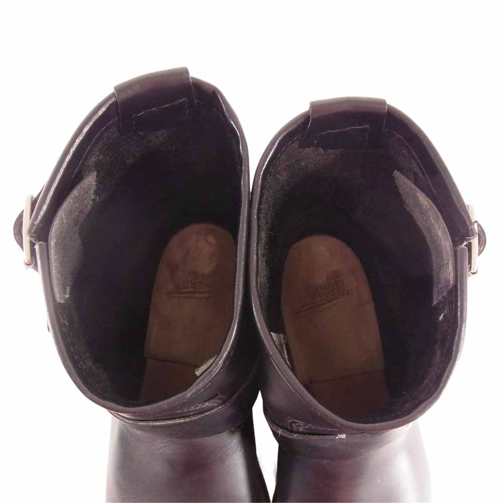 RED WING レッドウィング 2976 SHORT ENGINEER ショート エンジニア ブーツ ブラック系 25ｃｍ【中古】