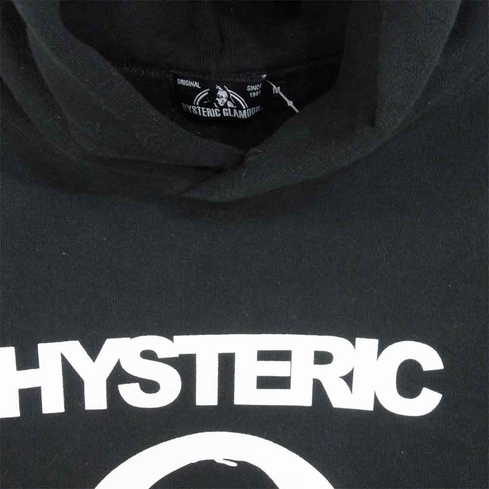 HYSTERIC GLAMOUR ヒステリックグラマー 02193CF15 京都限定 CIRCLE GIRL プリント パーカー ブラック系 M【中古】