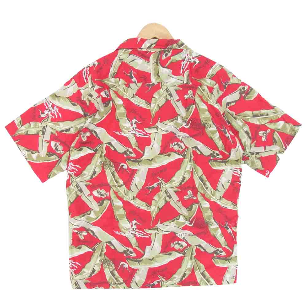 patagonia パタゴニア F100 pataloha パタロハ 1999 アロハ シャツ 半袖 アロハシャツ レッド系 M【中古】