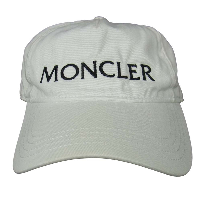 MONCLER  モンクレー　キャップ　ホワイト　美品