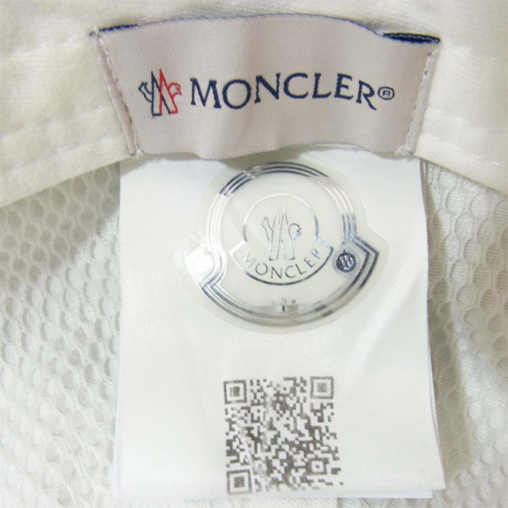 MONCLER モンクレール BERRETTO BASEBALL キャップ ホワイト系【中古】