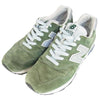 NEW BALANCE ニューバランス M1400MG USA製 ローカット スエード スニーカー グリーン系 US10【中古】