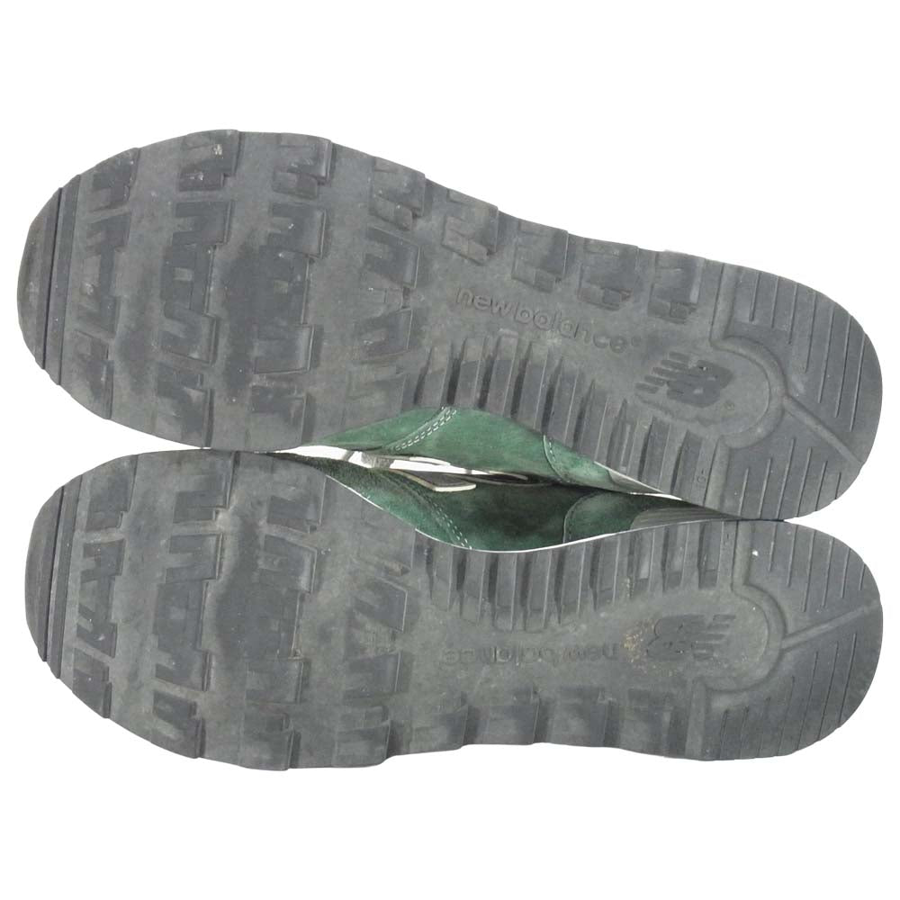 NEW BALANCE ニューバランス M1400MG USA製 ローカット スエード スニーカー グリーン系 US10【中古】