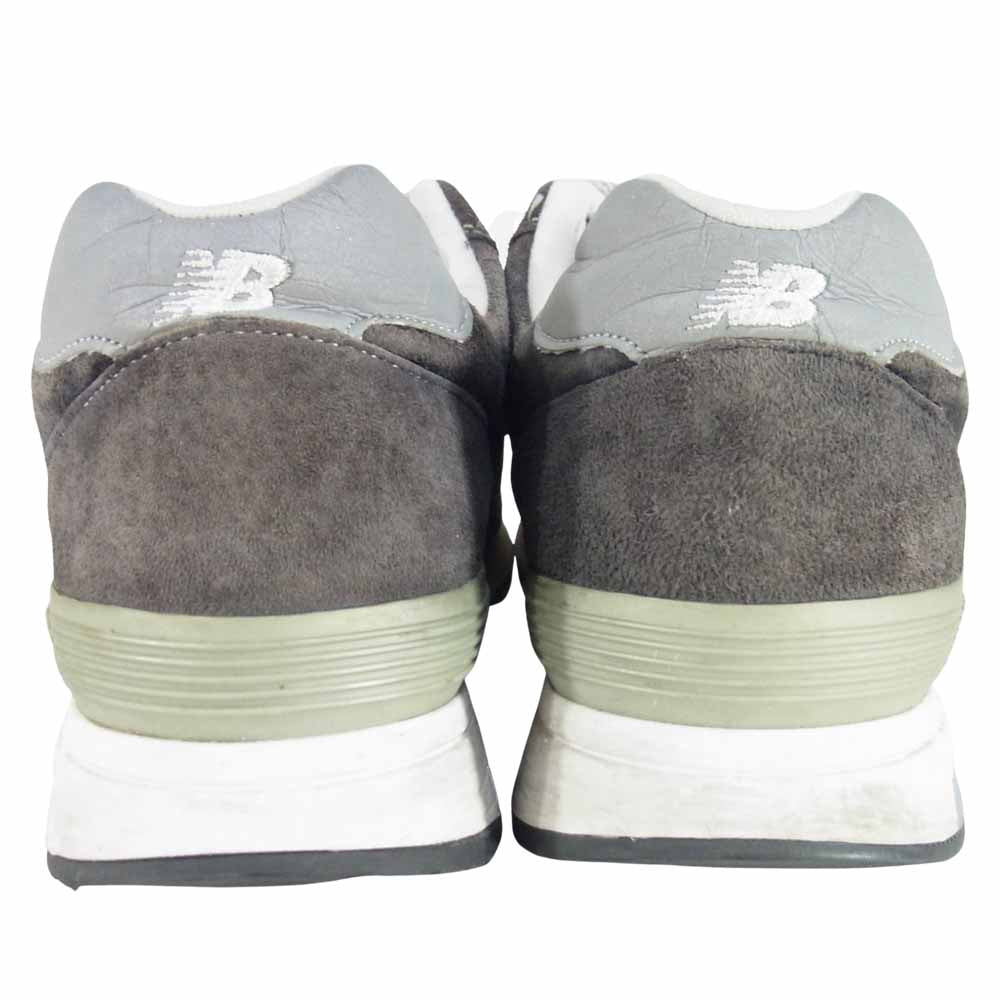 NEW BALANCE ニューバランス M1400NV USA製 ローカット スエード スニーカー ブラック系 US10【中古】