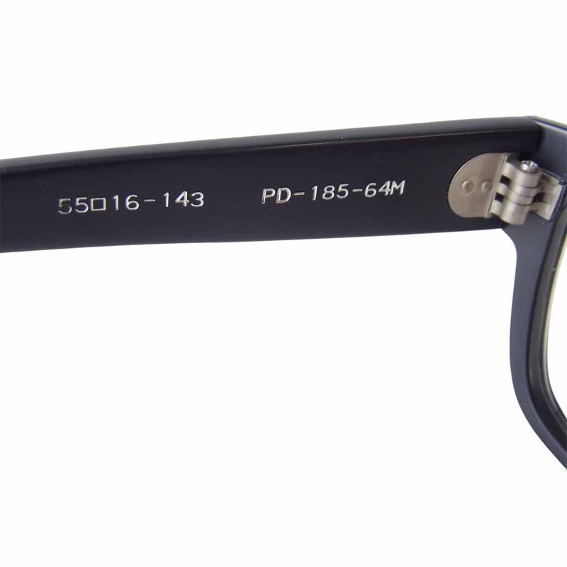 プロポデザイン PD-185-64M アイウェア 眼鏡 フレーム ブラック系 55□16-143【中古】
