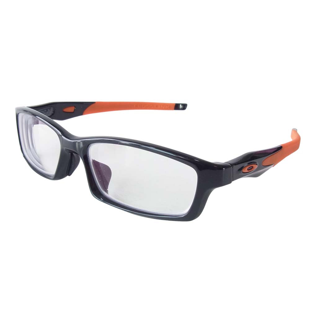 OAKLEY オークリー OX8029-0956 CROSSLINK クロスリンク アジアンフィット 度付き 眼鏡 フレーム ブラック系 58-17【中古】