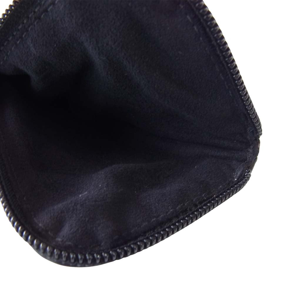 CHROME HEARTS クロムハーツ（原本無） クロス レザー 眼鏡 アイウェアケース ブラック系【中古】