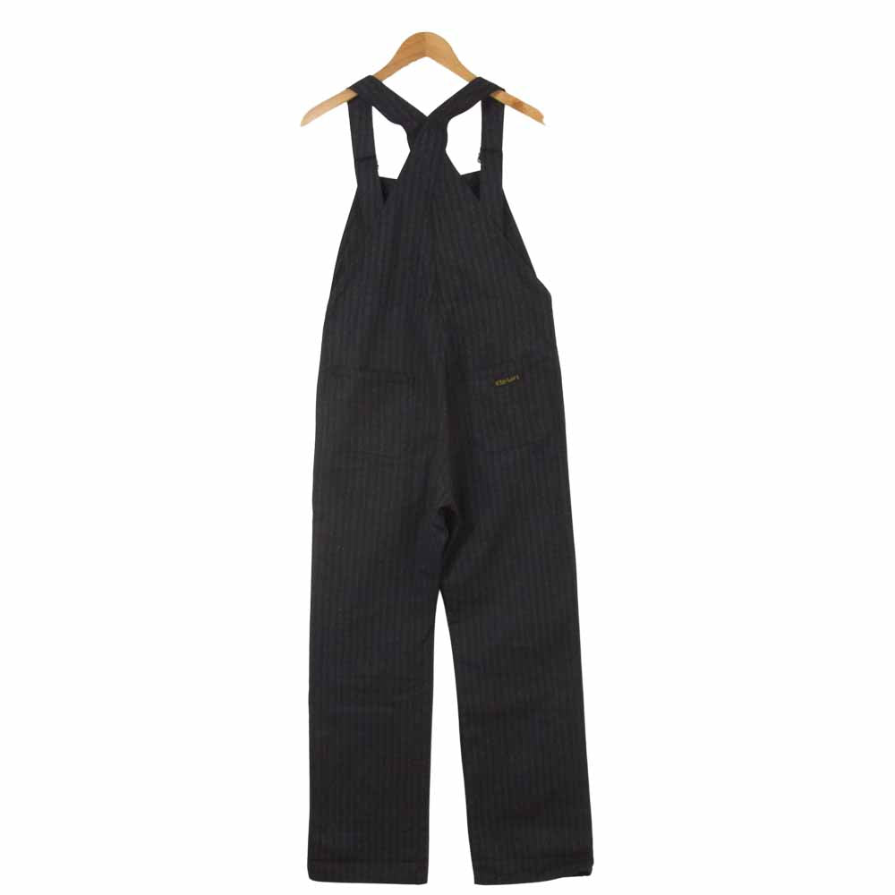 ORGUEIL オルゲイユ OR-1058B French Stripe Overalls フレンチ ストライプ オーバーオール ダークネイビー系 34【中古】