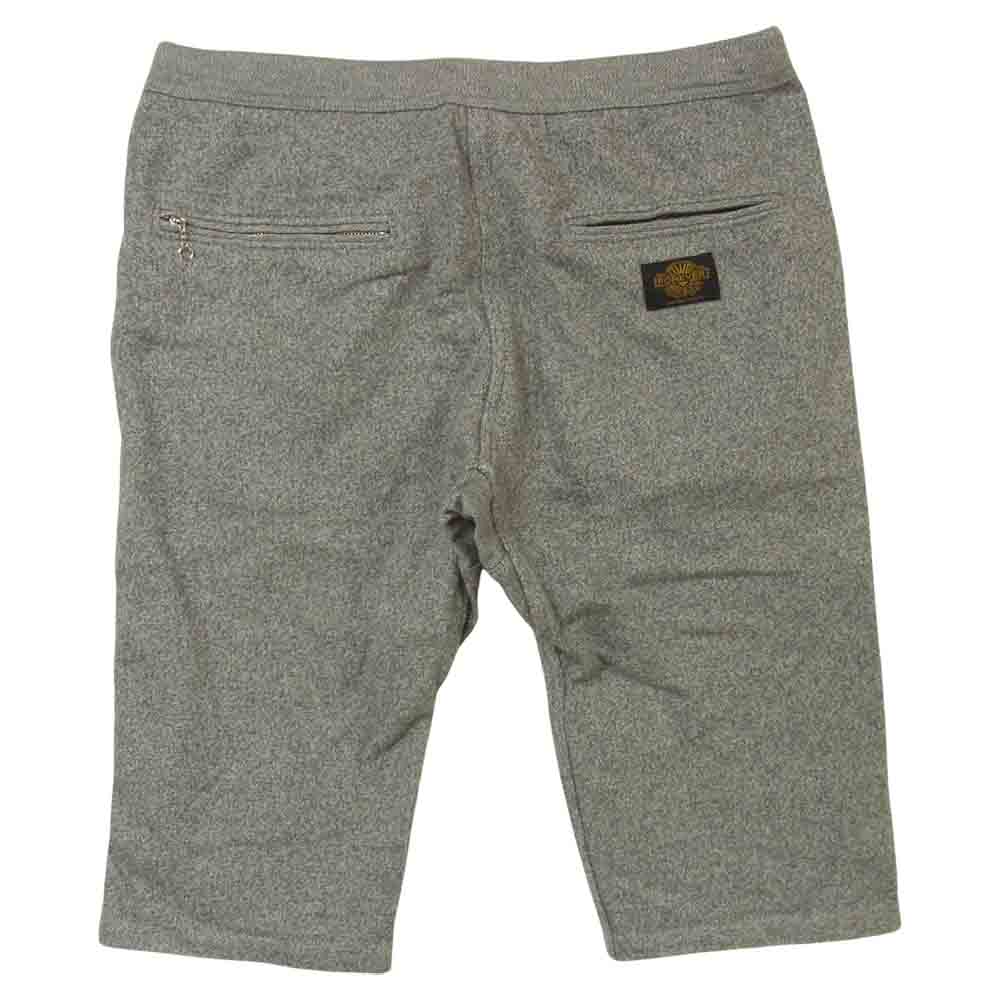 ウエストライド スウェット ショート パンツ コットン グレー系 34【中古】