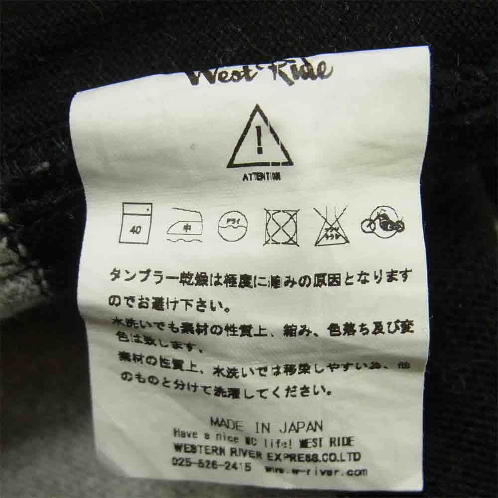 ウエストライド ボーダー スウェット ショート パンツ コットン ブラック系 グレー系【中古】