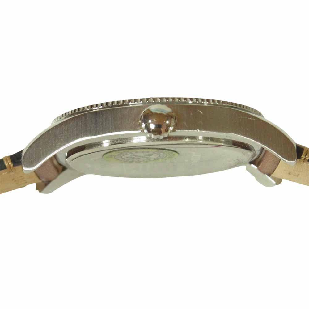 COACH コーチ クロノグラフ リストウォッチ 腕時計 レザー ステンレススチール ブラウン系【中古】