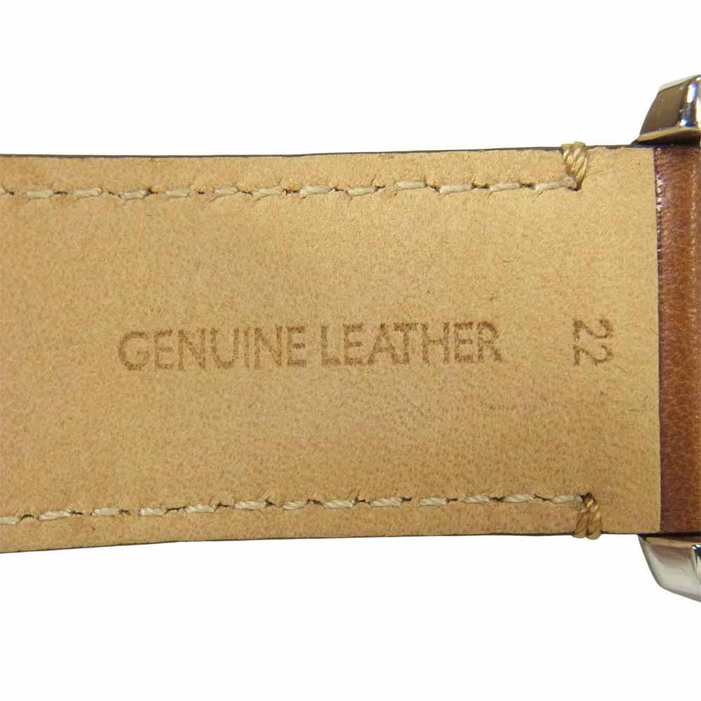 COACH コーチ クロノグラフ リストウォッチ 腕時計 レザー ステンレススチール ブラウン系【中古】