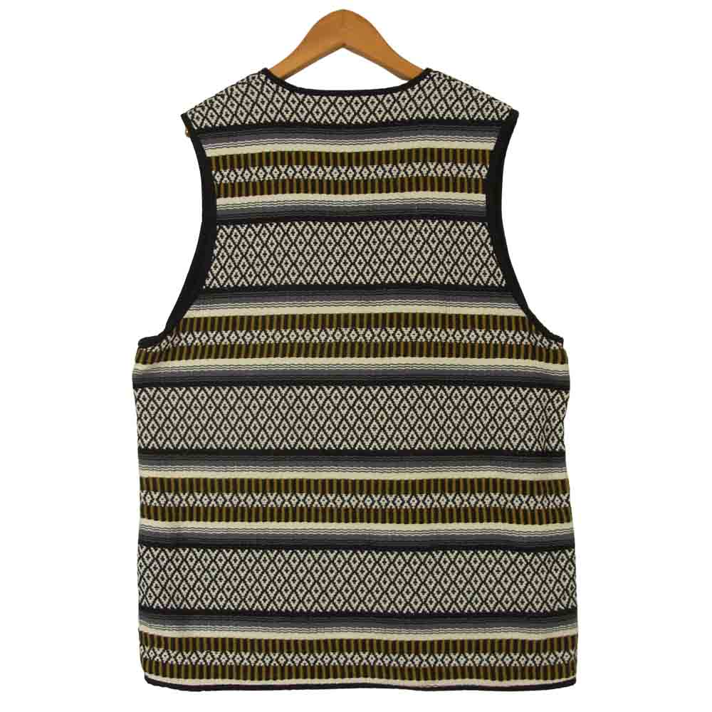 ウエストライド MEXICAN RUG VEST メキシカン ラグ コットン ベスト ネイビー系 42【中古】
