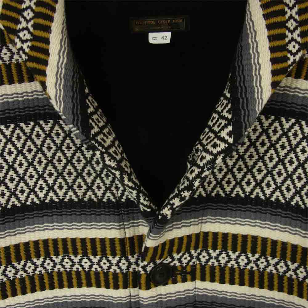 ウエストライド MEXICAN RUG JACKET メキシカン ラグ ジャケット コットン 日本製 ネイビー系 42【中古】