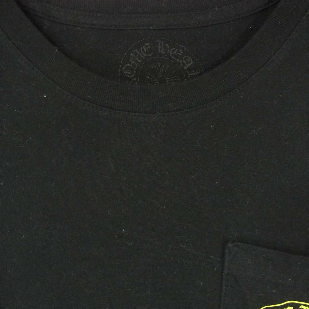 希少✨クロムハーツ✨USA製　Tシャツ　アーチロゴ　グレー　Uネック　サークル