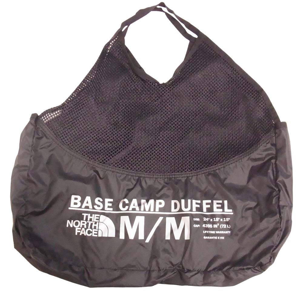 THE NORTH FACE ノースフェイス BASE CAMP DUFFLE ベースキャンプ ダッフル バッグ M ブラック系【中古】