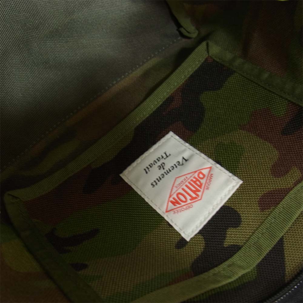 Danton ダントン コーデュラナイロン カモ ショルダー バッグ カーキ系【中古】
