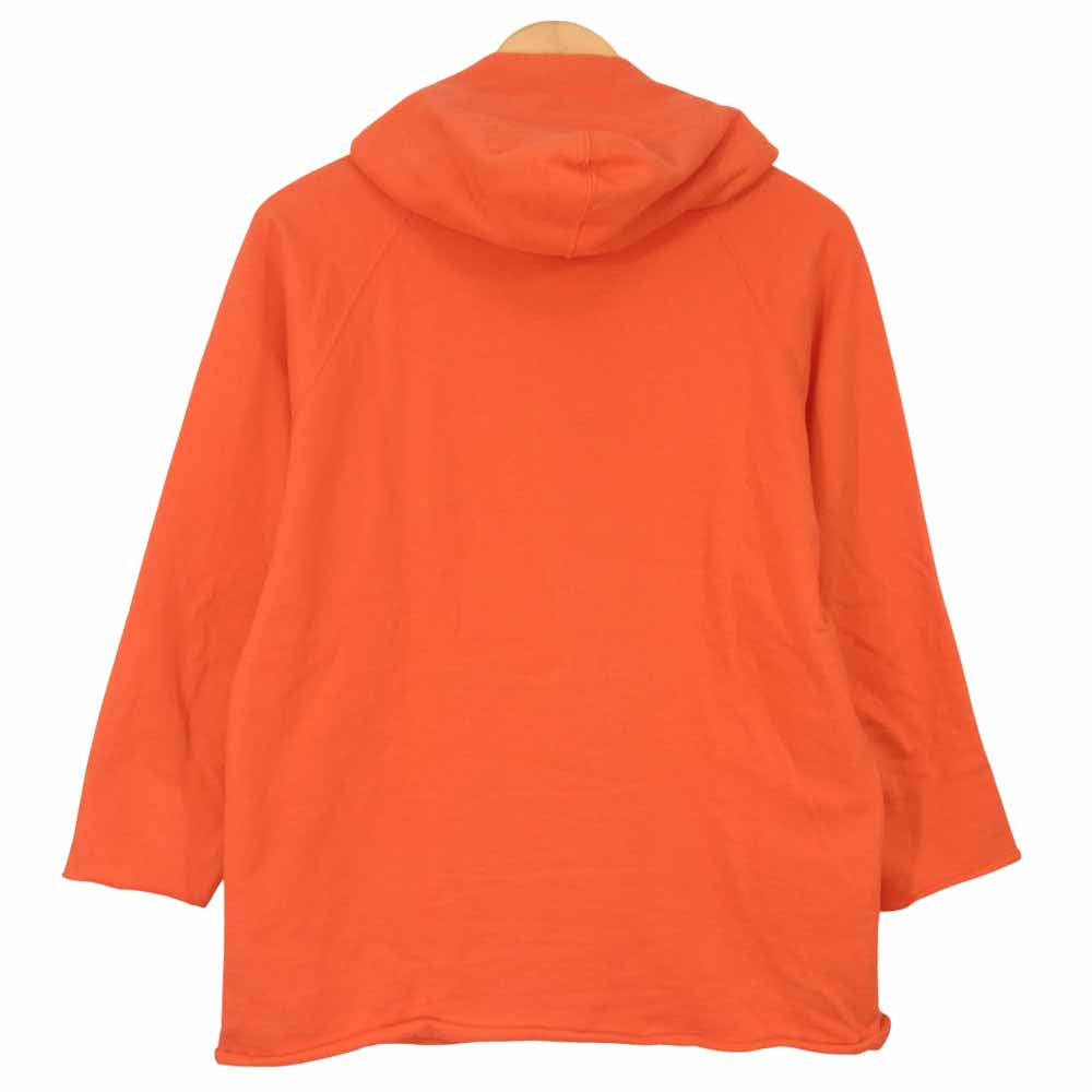 TENDERLOIN テンダーロイン T-PARKA PULLOVER プルオーバー 切りっぱなし 加工 パーカー オレンジ系 M【中古】