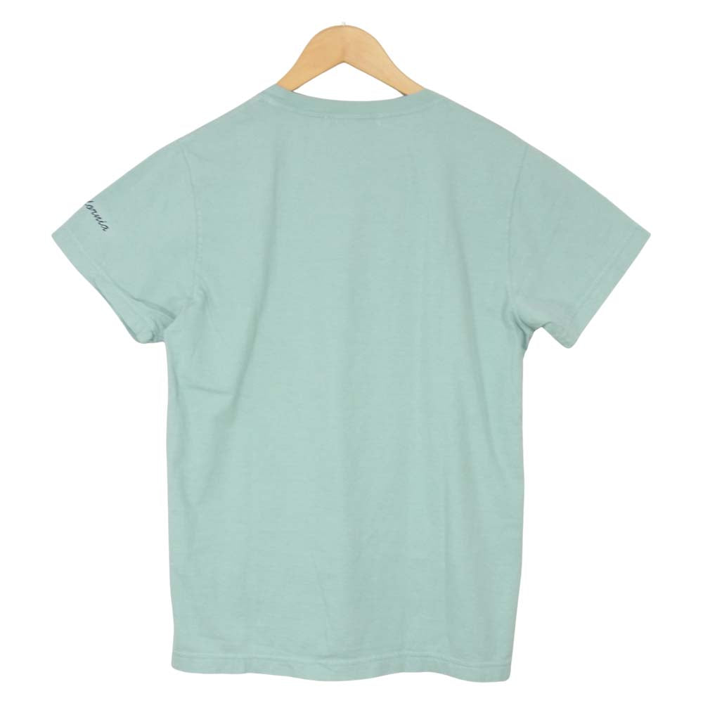 Ron Herman ロンハーマン ミッキー プリント Tシャツ ミントグリーン ライトブルー系 M【中古】