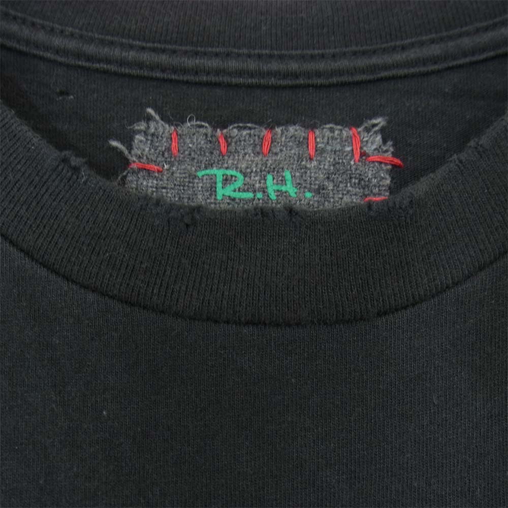 Ron Herman ロンハーマン ミッキー プリント ダメージ 加工 Tシャツ ブラック ブラック系 M【中古】