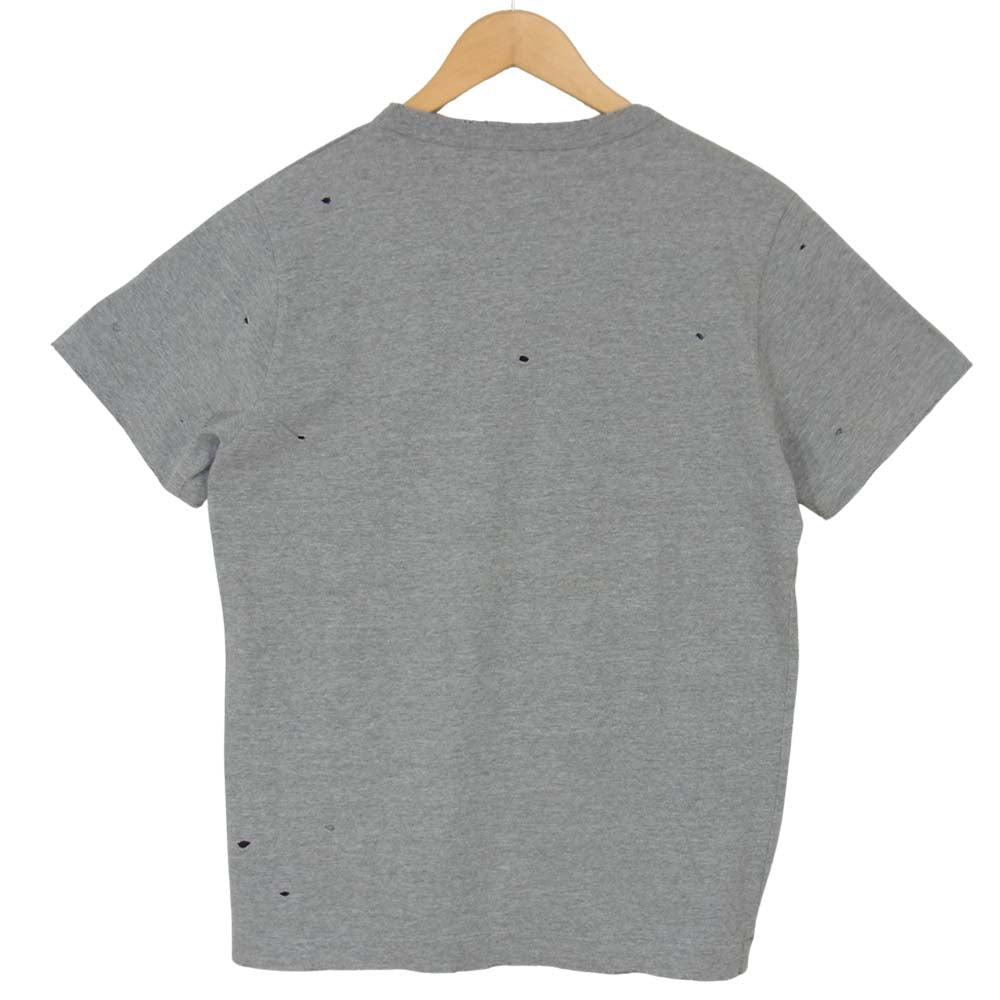 Ron Herman ロンハーマン ミッキー プリント 穴開き ダメージ 加工 Tシャツ グレー グレー系 M【中古】