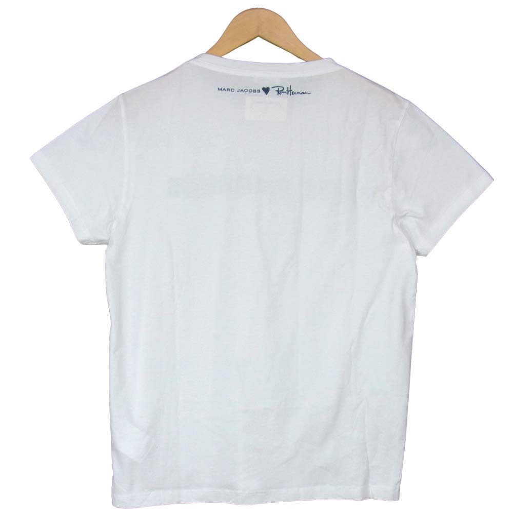 Ron Herman ロンハーマン 17SS × MARC JACOBS マークジェイコブス LOS ANGELES プリント Tシャツ ホワイト系 M【中古】