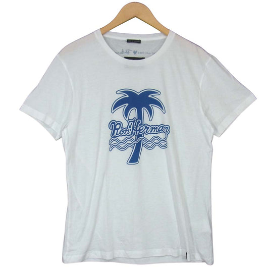Ron Herman ロンハーマン × MARC JACOBS マークジェイコブス LOS ANGELES プリント Tシャツ ホワイト系 M【美品】【中古】