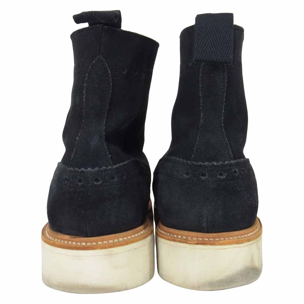 Tricker's トリッカーズ M2508 スエード カントリー ブーツ ブラック系 6.5【中古】