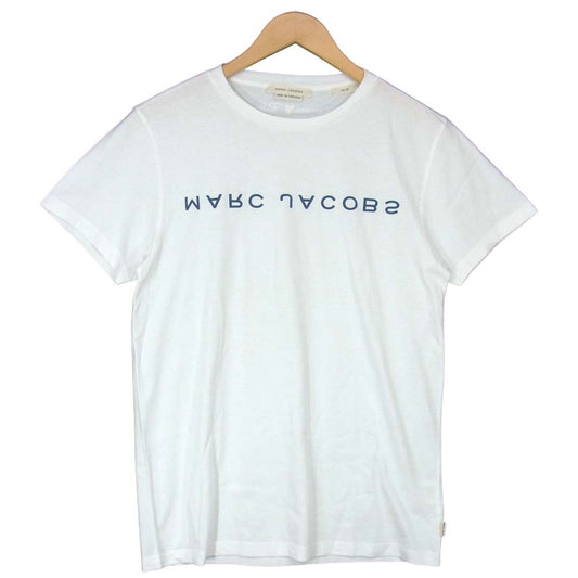 Ron Herman ロンハーマン 16SS × MARC JACOBS マークジェイコブス ロゴ 反転 プリント Tシャツ ホワイト系 S【美品】【中古】