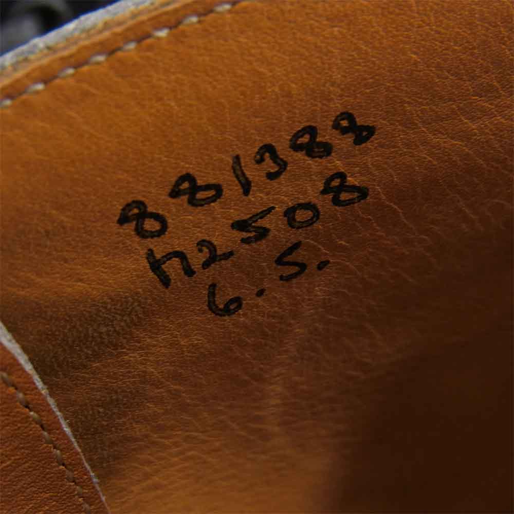 Tricker's トリッカーズ M2508 MOLTON モールトン レザー カントリー ブーツ ブラック系 6.5【中古】