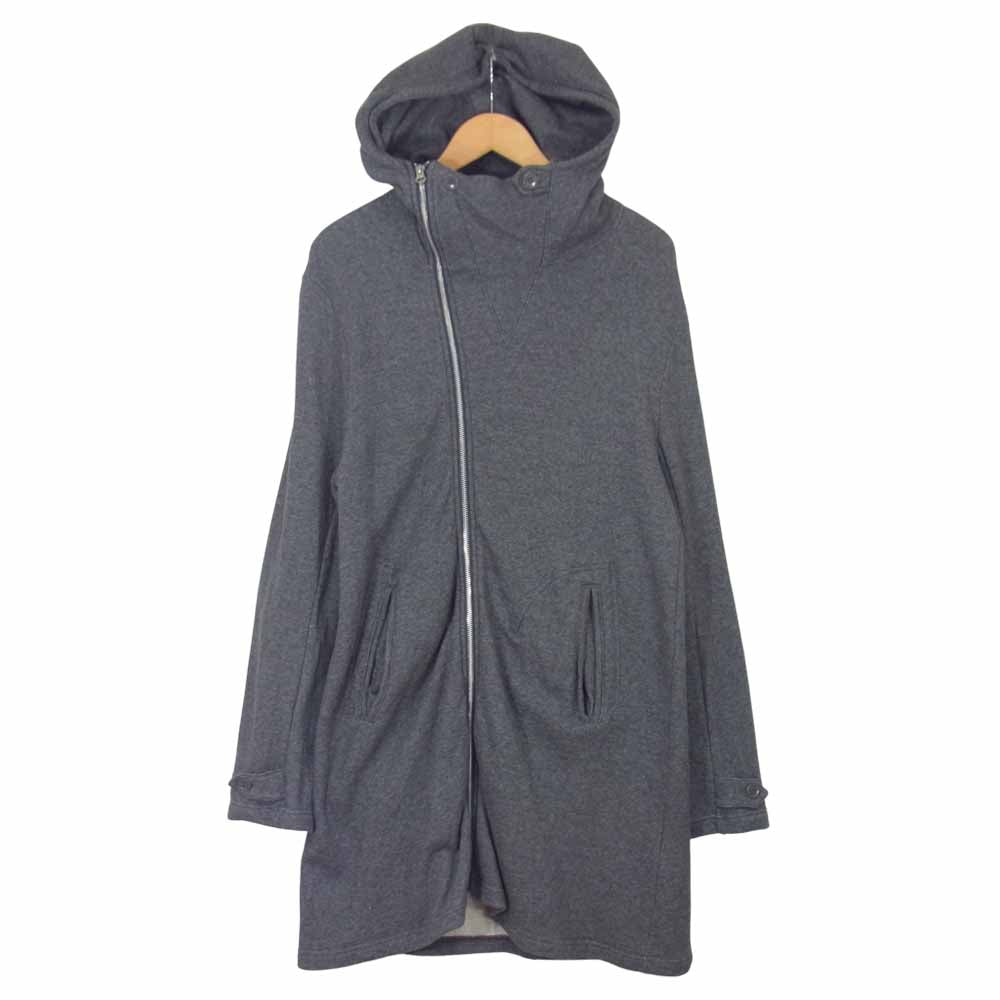 ZUCCa ズッカ CZ54JA687 スウェット ロング ジップ パーカー グレー グレー系 M【中古】