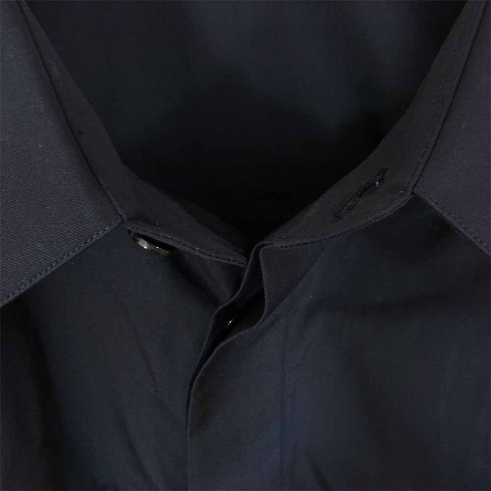 Dior ディオール NIKE ナイキ JORDAN BRAND AIR DIOR M.Woven Shirt ロゴ プリント 長袖 ドレスシャツ ネイビー系 39【新古品】【未使用】【中古】