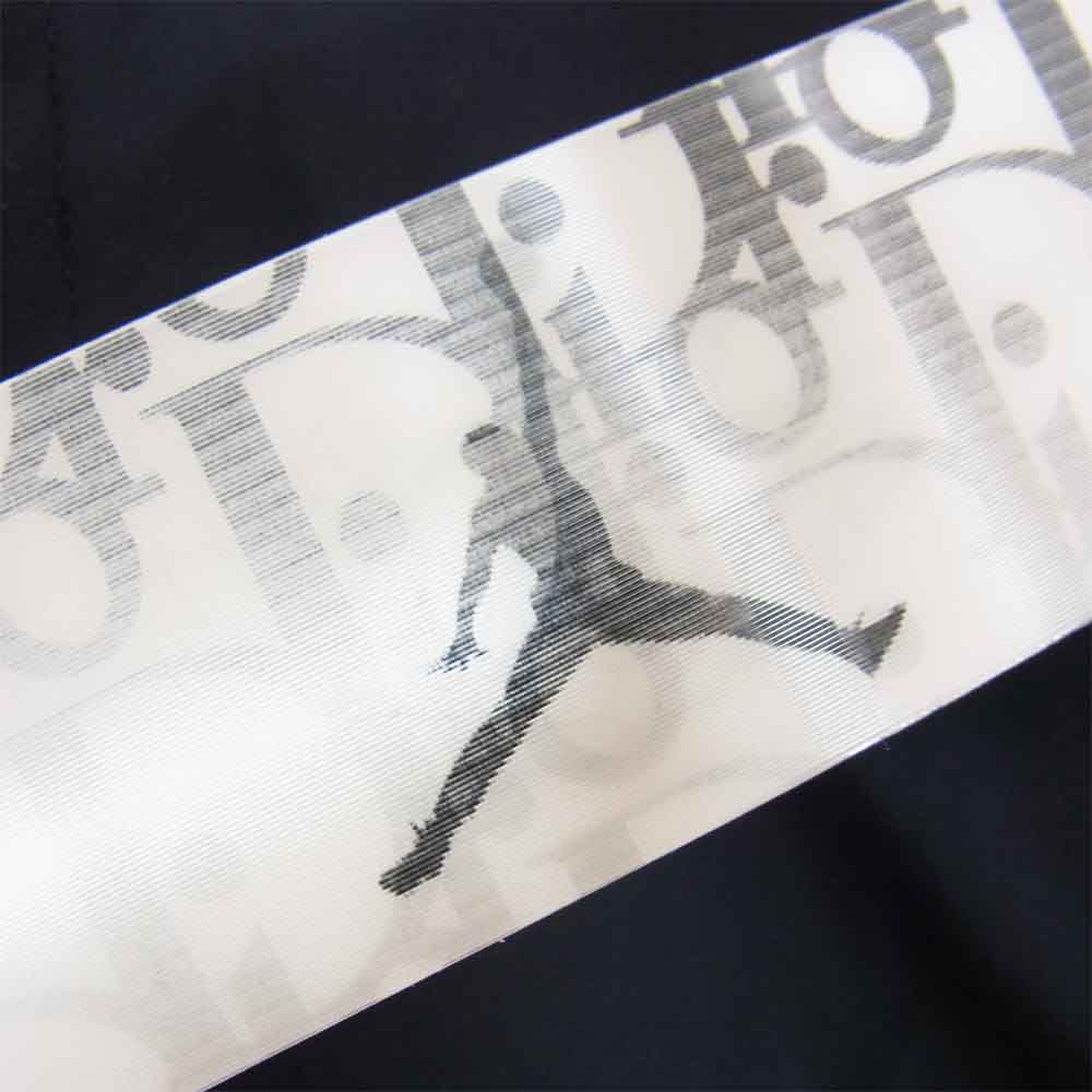 Dior ディオール NIKE ナイキ JORDAN BRAND AIR DIOR M.Woven Shirt ロゴ プリント 長袖 ドレスシャツ ネイビー系 39【新古品】【未使用】【中古】