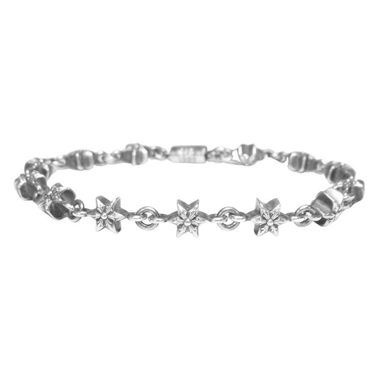 CHROME HEARTS クロムハーツ（原本無） タイニー スター ブレスレット 13LINK シルバー系【中古】
