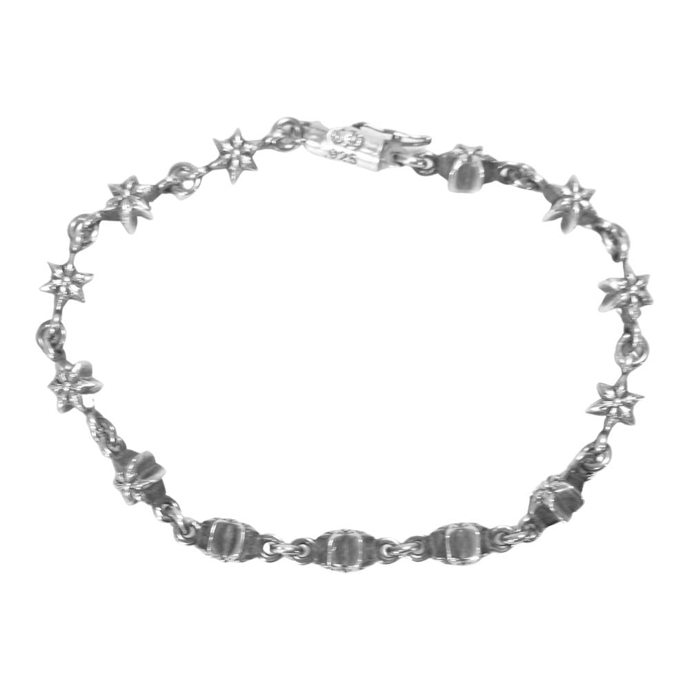 CHROME HEARTS クロムハーツ（原本無） タイニー スター ブレスレット 13LINK シルバー系【中古】