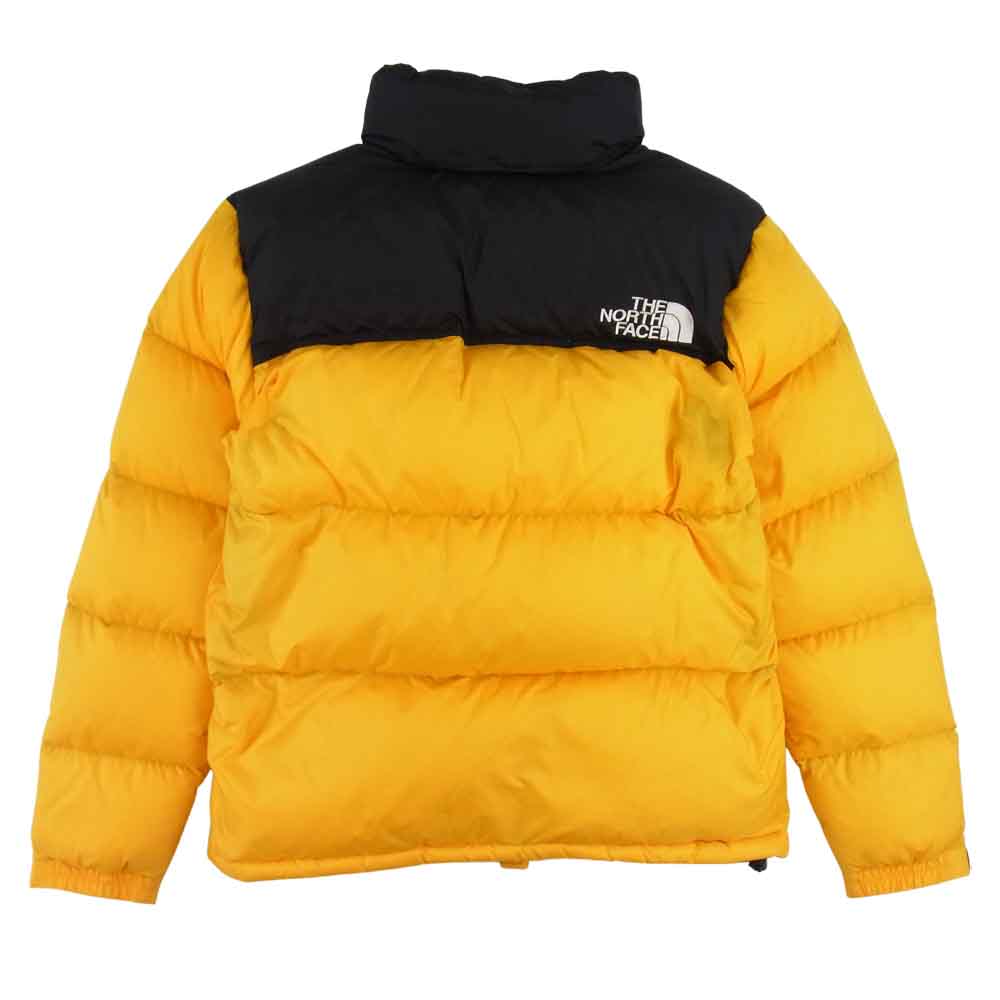 THE NORTH FACE ノースフェイス ND91841 国内正規品 Nuptse Jacket ヌプシ ダウン ジャケット イエロー系 ブラック系 M【中古】