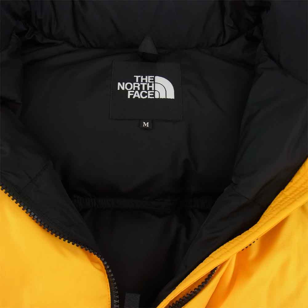 THE NORTH FACE ノースフェイス ND91841 国内正規品 Nuptse Jacket ヌプシ ダウン ジャケット イエロー系 ブラック系 M【中古】