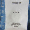 Supreme シュプリーム 21SS Warp Jacquard Logos Denim Shirt デニム シャツ ブルー系 M【新古品】【未使用】【中古】