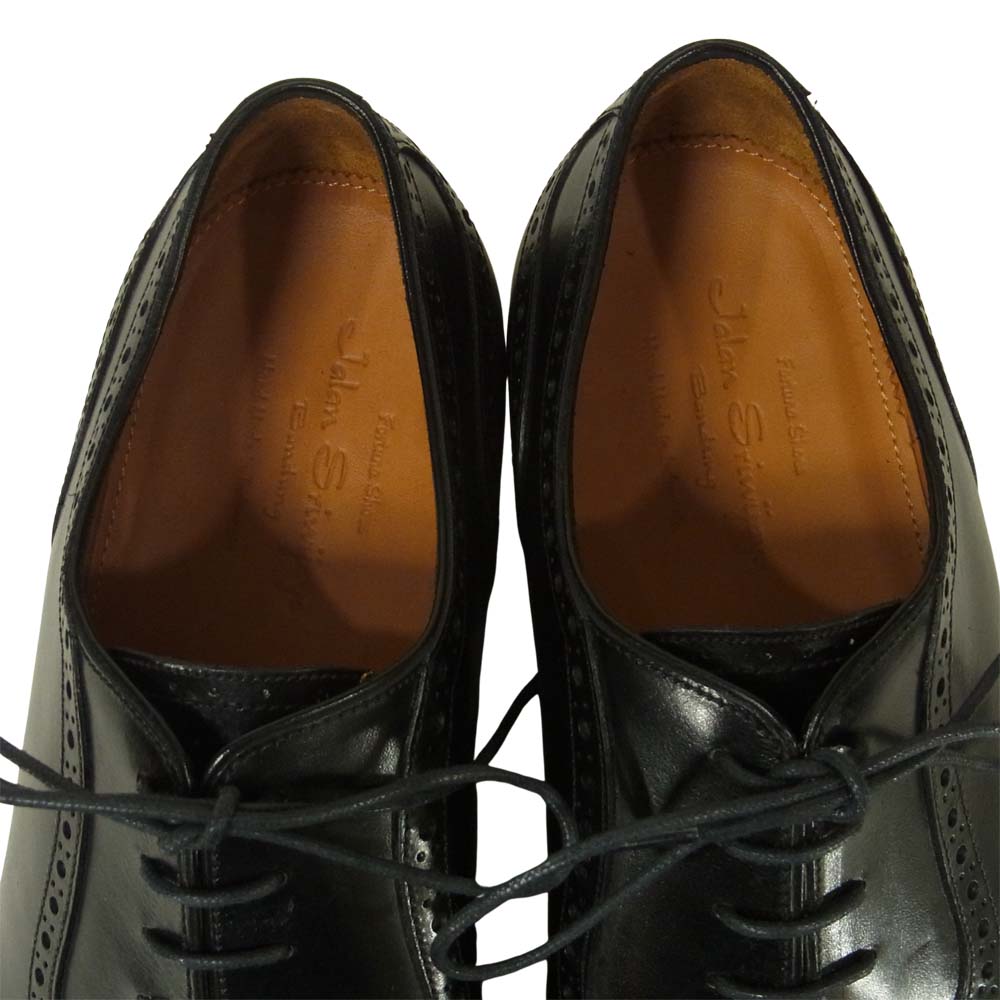 JALAN SRIWIJAYA ジャランスリウァヤ 98441 セミブローグ シューズ ブラック系 8【新古品】【未使用】【中古】