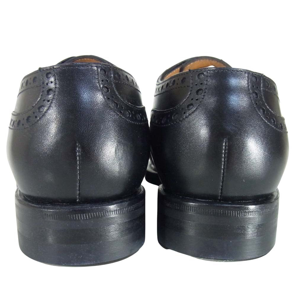 JALAN SRIWIJAYA ジャランスリウァヤ 98441 セミブローグ シューズ ブラック系 5【新古品】【未使用】【中古】