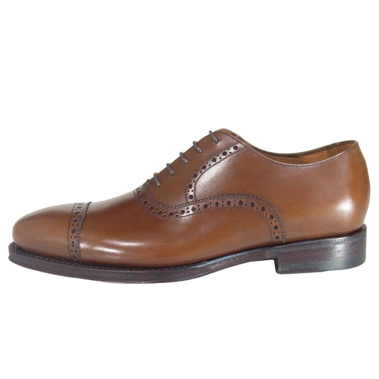 JALAN SRIWIJAYA ジャランスリウァヤ 98409 ストレートチップ ビジネス シューズ CuoioCalf 6.5【新古品】【未使用】【中古】