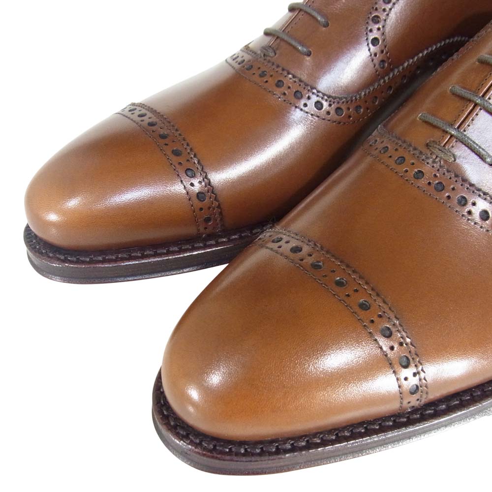 JALAN SRIWIJAYA ジャランスリウァヤ 98409 ストレートチップ ビジネス シューズ CuoioCalf 6.5【新古品】【未使用】【中古】