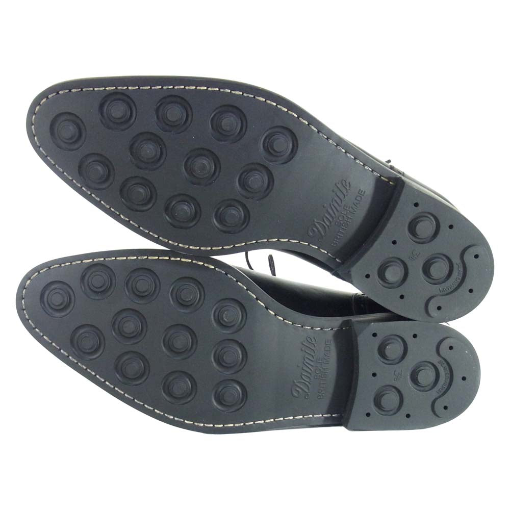 JALAN SRIWIJAYA ジャランスリウァヤ 98441 セミブローグ シューズ ブラック系 6.5【新古品】【未使用】【中古】