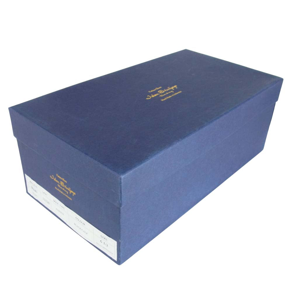 JALAN SRIWIJAYA ジャランスリウァヤ 98441 セミブローグ シューズ ブラック系 6.5【新古品】【未使用】【中古】
