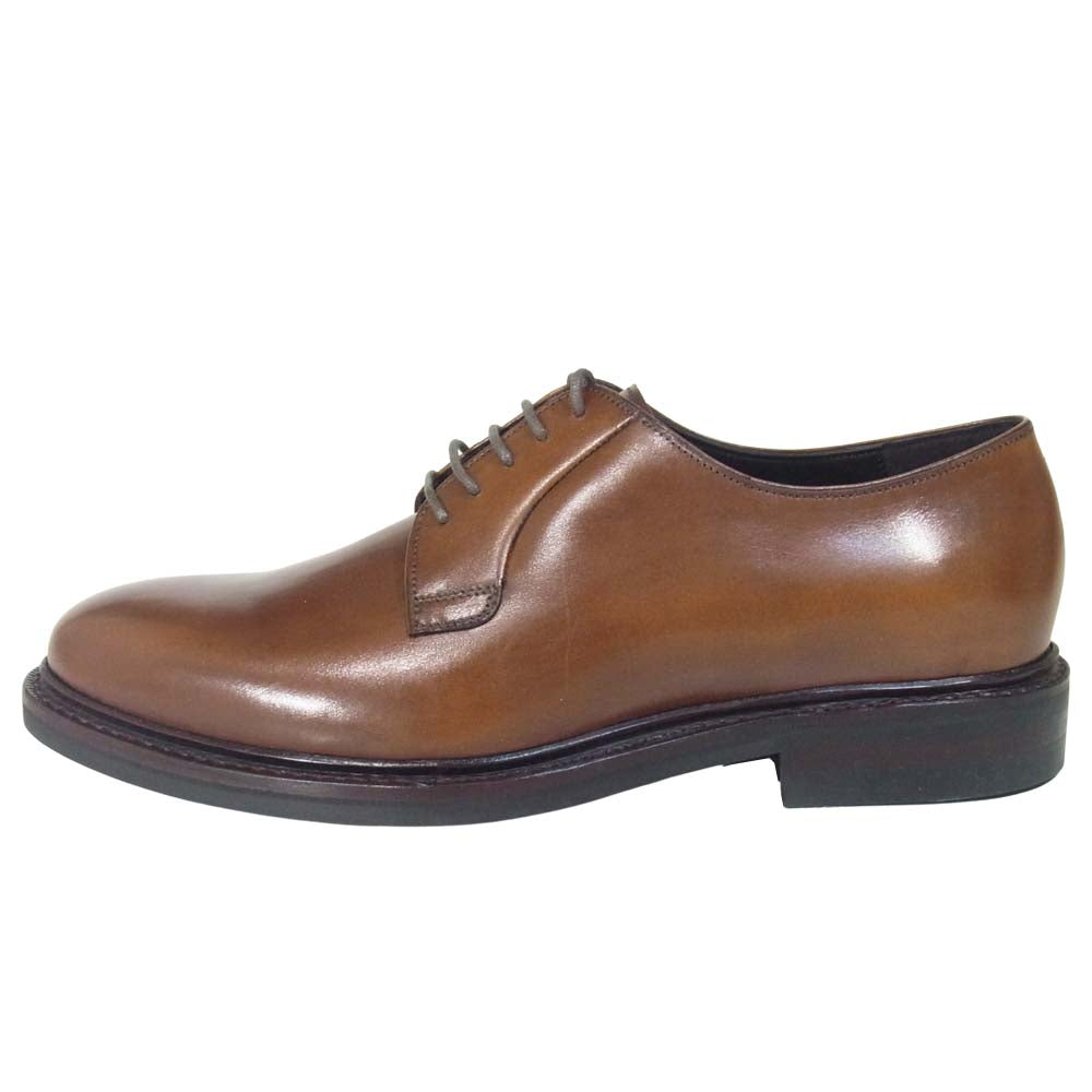 JALAN SRIWIJAYA ジャランスリウァヤ 98651 プレーントゥ ビジネス シューズ CuoioCalf 7.5【新古品】【未使用】【中古】