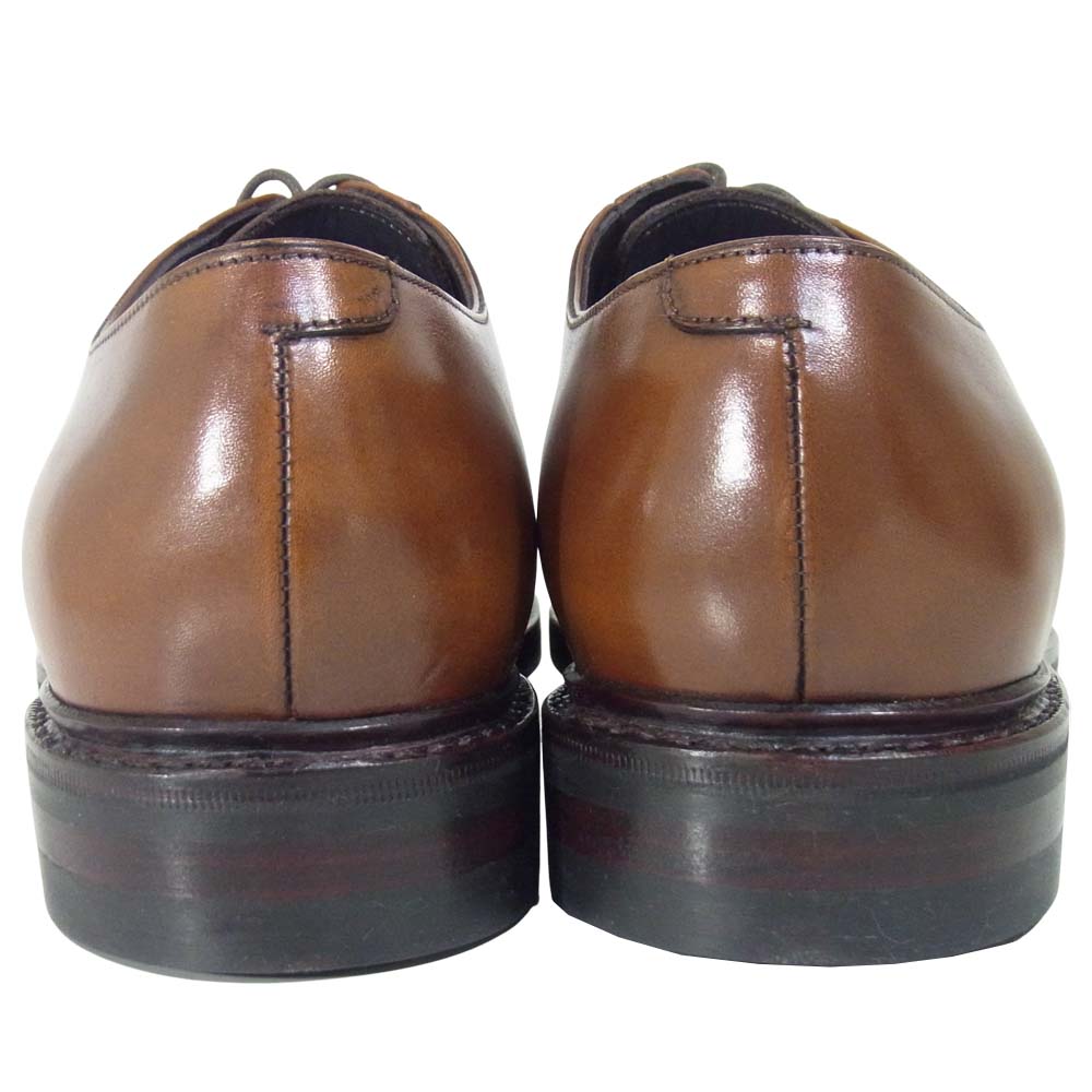 JALAN SRIWIJAYA ジャランスリウァヤ 98651 プレーントゥ ビジネス シューズ CuoioCalf 7.5【新古品】【未使用】【中古】