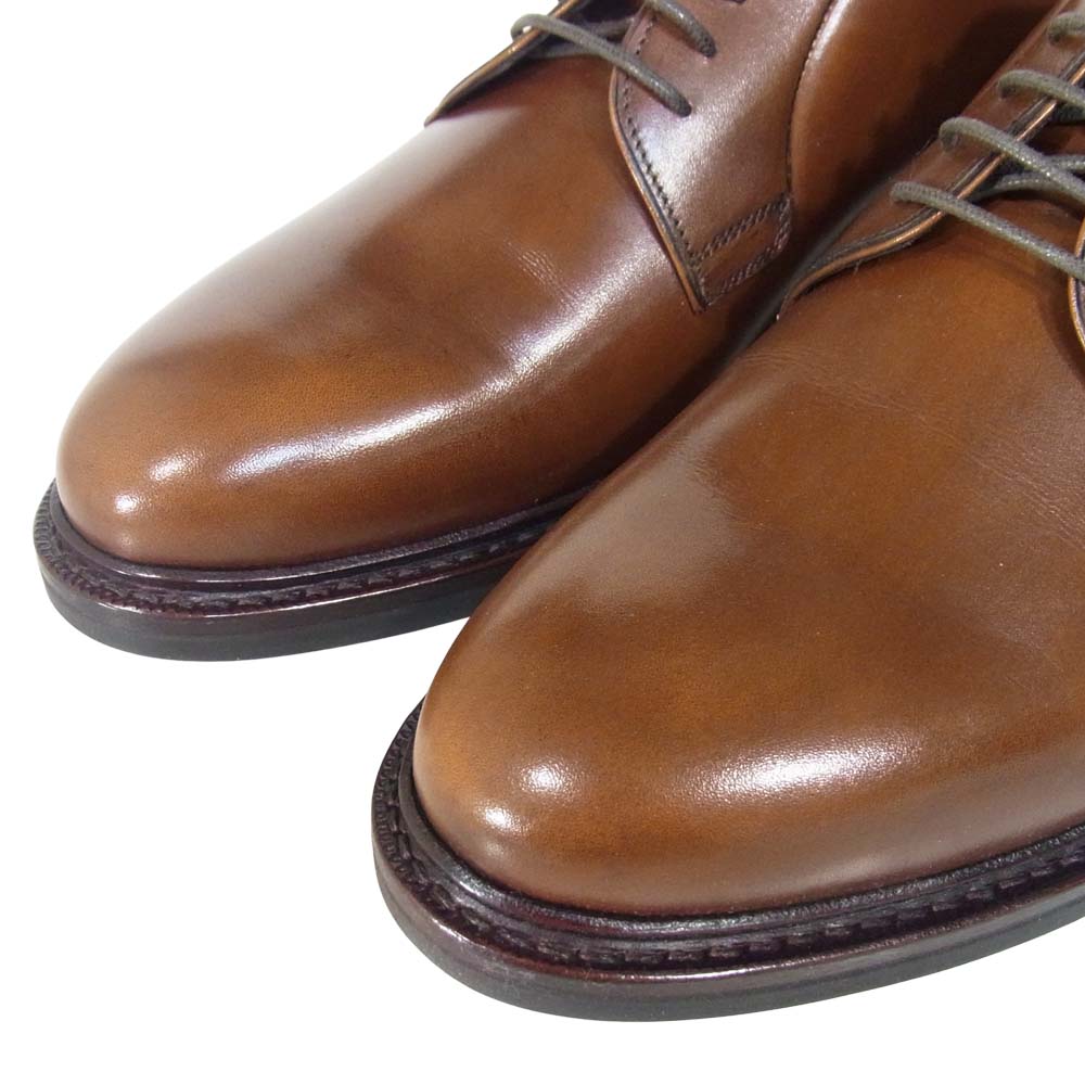 JALAN SRIWIJAYA ジャランスリウァヤ 98651 プレーントゥ ビジネス シューズ CuoioCalf 7.5【新古品】【未使用】【中古】